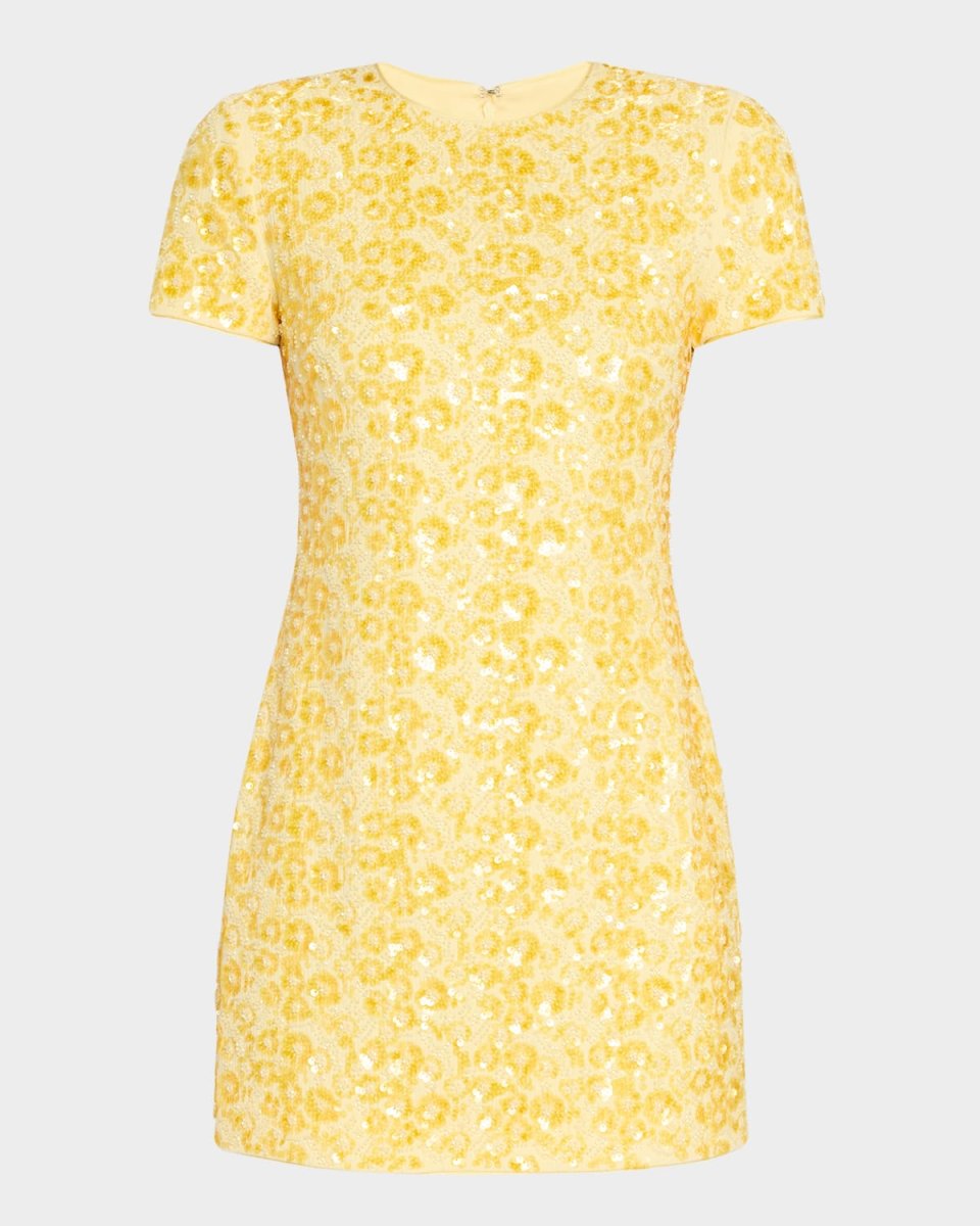 Clove Bead & Sequin Mini Dress